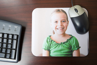 Personalizēts peles paliktnis ar fotoattēlu