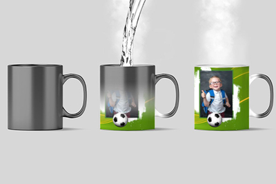 Personalizēta 330 ml burvju krūze, kas maina krāsu